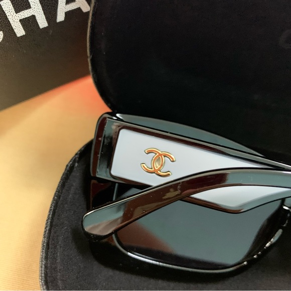 Chanel Square Double C Sunglasses - Picture 5 of 7